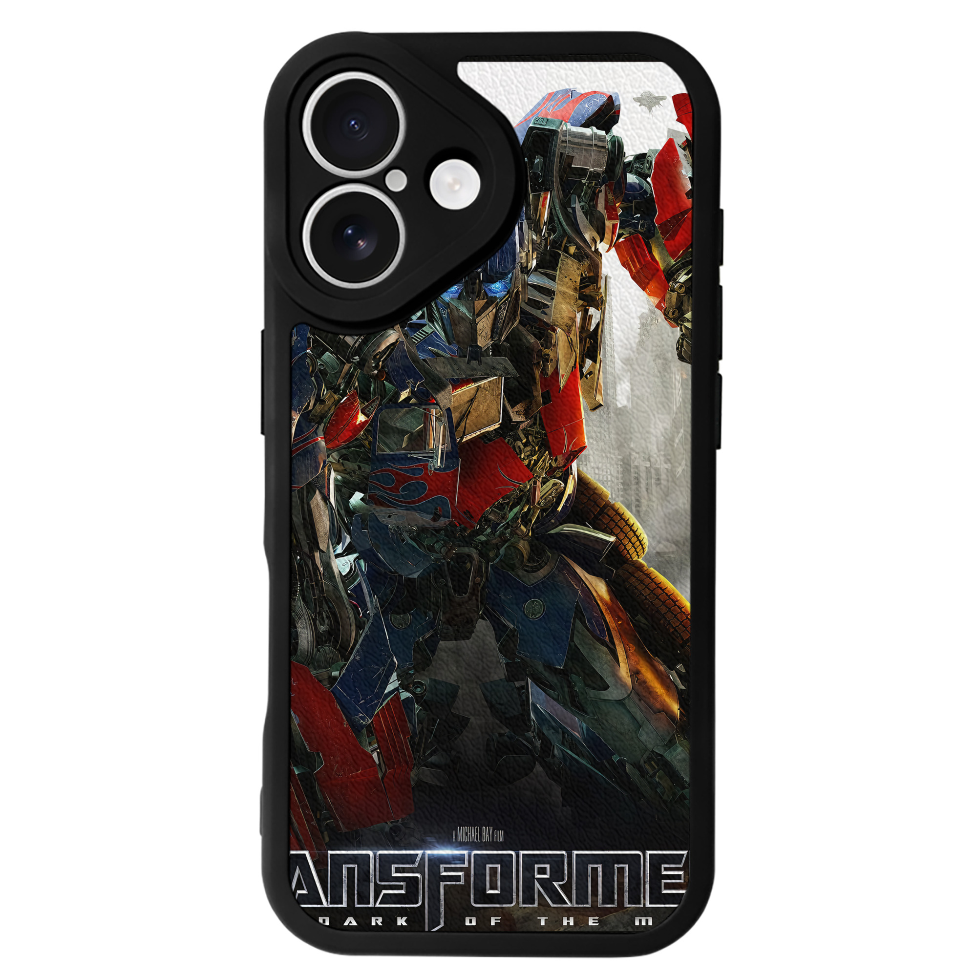 （画像用） Transformers トランスフォーマー 【iPhone 16シリーズ対応】シリコンスマホケース（レザー調） 材質：シリコン
